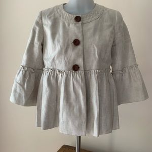 J Crew linen jacket